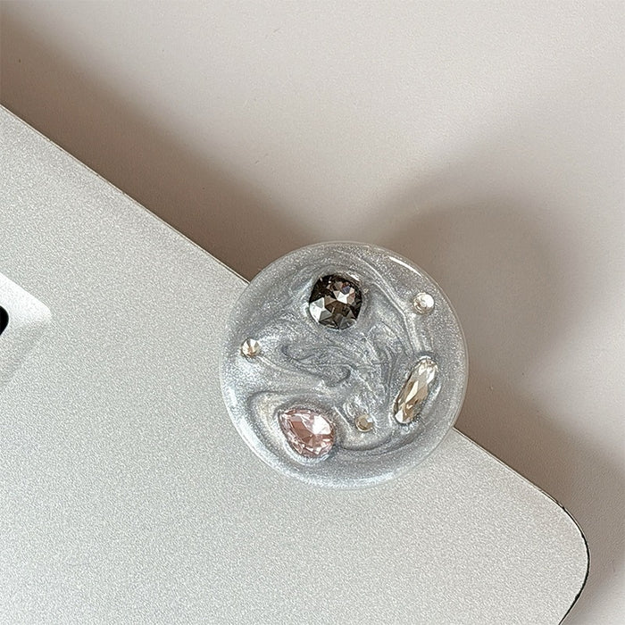 Wholesale Rhinestone Gemstone Phone Holder with Magnetic Suction Ring