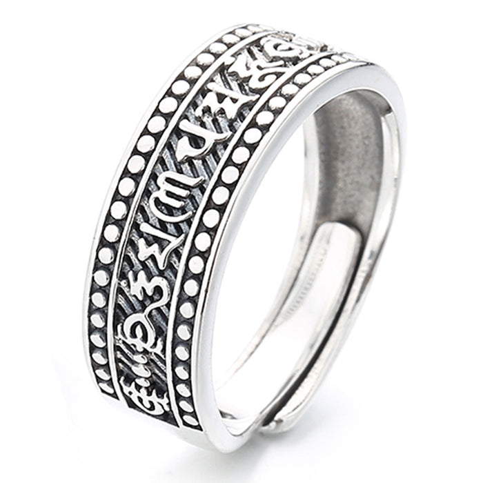 Wholesale Pure silver vintage ring, personalized ring