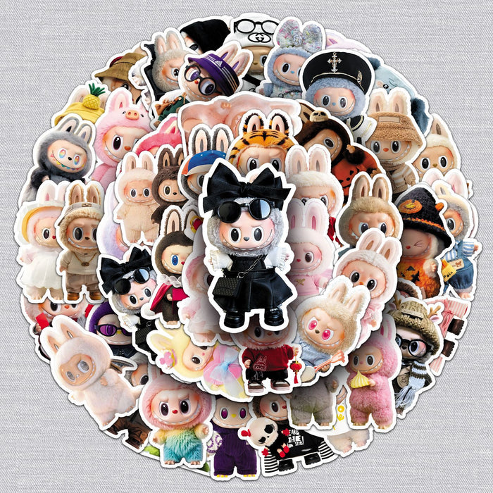 Wholesale 50pcs Cute Waterproof Doll Decorative Stickers