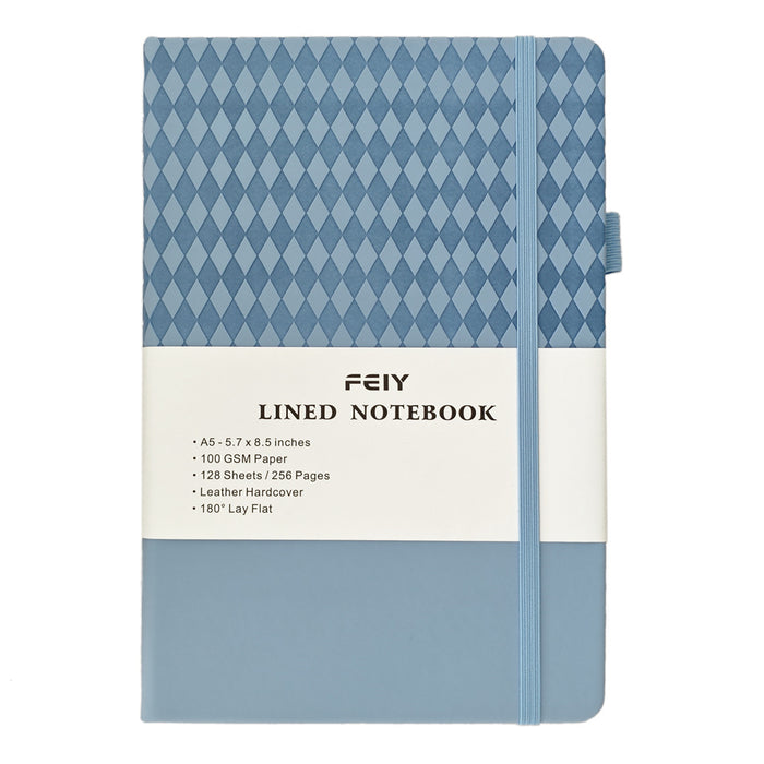 Wholesale Diamond Pattern Faux Leather A5 Notebook Creative Trendy 128 Sheets