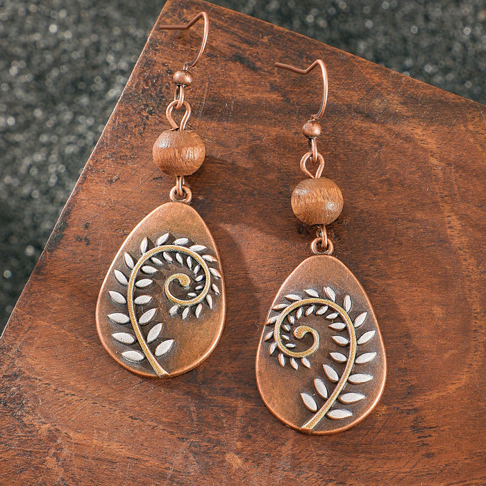 Wholesale Bohemian Artistic Vintage Tassel Earrings Zinc Alloy Jewelry Accessory MOQ≥2