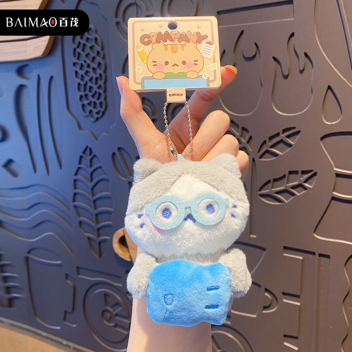 Wholesale Plush Cat Keychain Bag Charm Cute a Cat Design For Wedding Favors And Everyday Carry