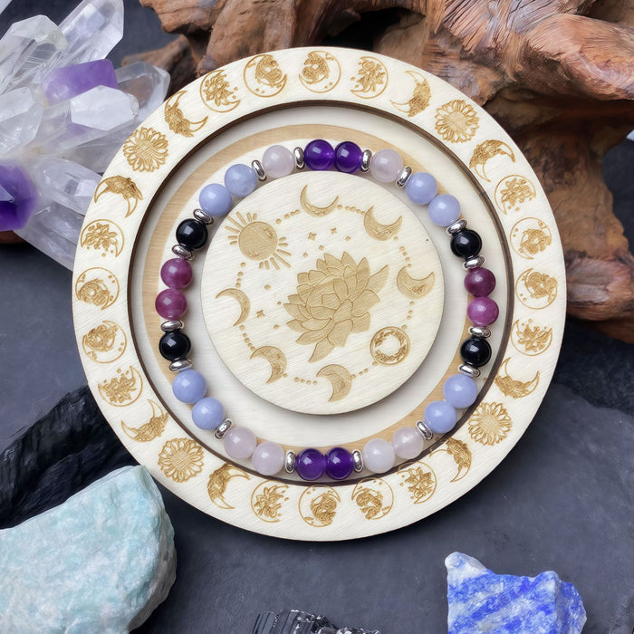 Wholesale Bracelet, Sea Blue, Treasure Red, Jadeite, Obsidian, Natural Crystal