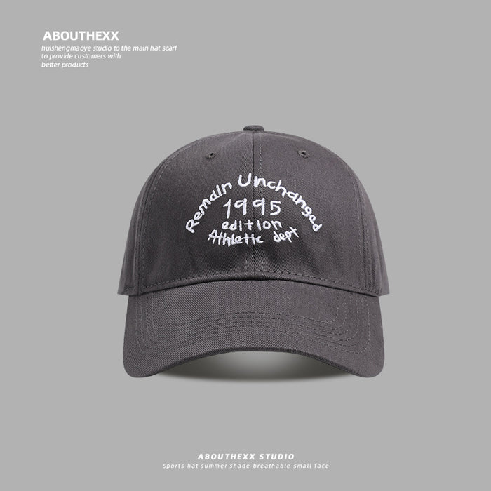 Wholesale Hat casual letter embroidered baseball cap versatile duckbill cap men's sun hat