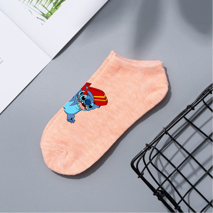 Wholesale Cartoon Short Cotton Socks JDC-SK-WuDuomei005