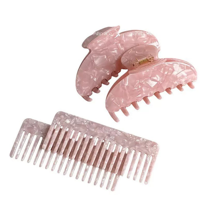 Wholesale Cute pink acetate hair claw clip