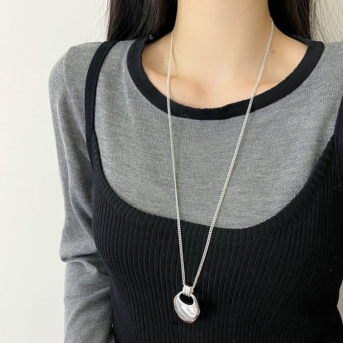 Wholesale Long necklace women's niche cold style sweater chain versatile accessories