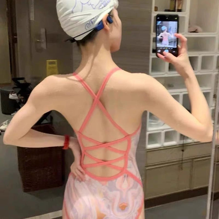 Wholesale One-piece swimsuit high-end racing professional training swimsuit