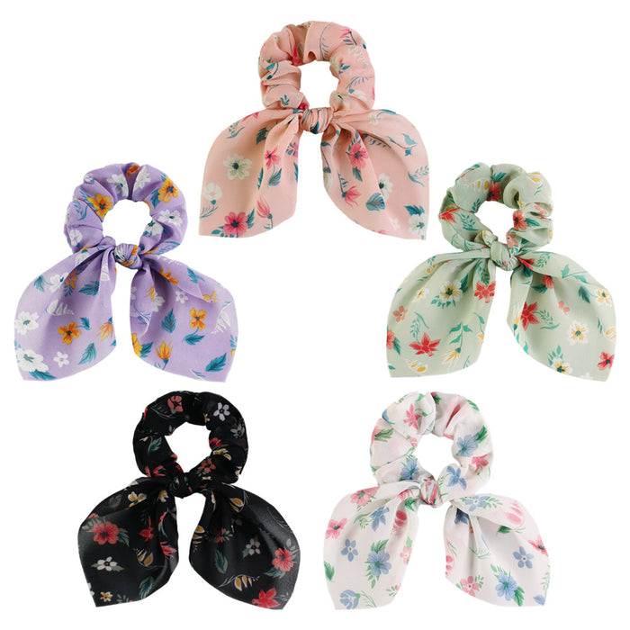 Wholesale hair tie hair ring Easter rabbit ear intestine ring hair accessories