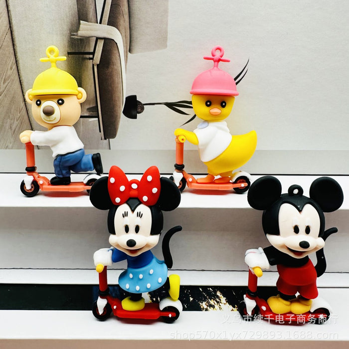 Wholesale Cartoon Scooter Keychain Doll