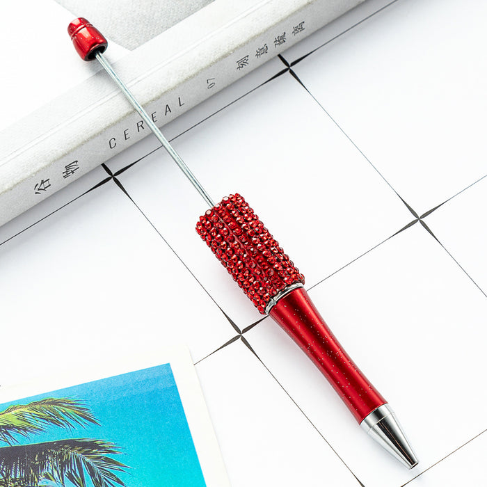 Wholesale DIY Beadable Pens Rhinestone Pens Plastic Handmade JDC-PN-HuaH002