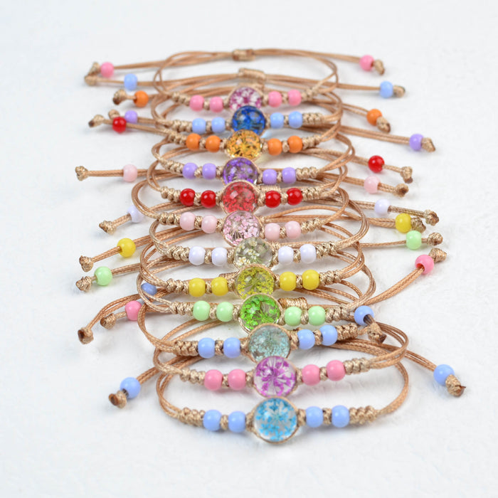 Wholesale Handmade Dried Flower Bracelet