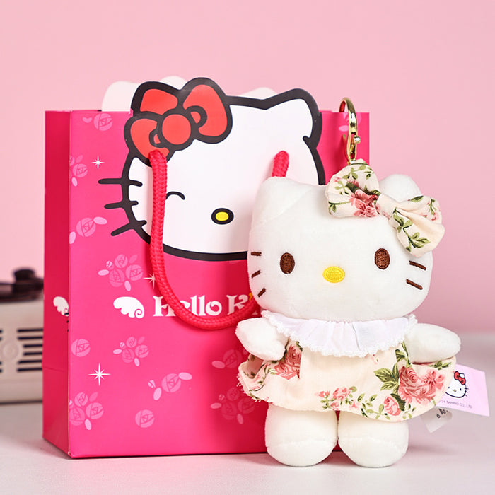 Wholesale Cute cat cartoon keychain pendant  doll schoolbag ornaments