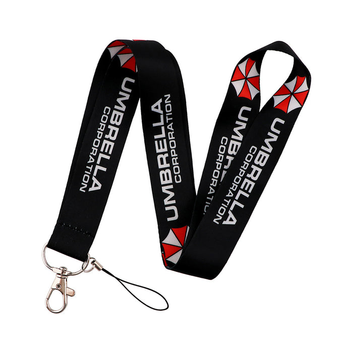 Wholesale Horror and thriller themed long phone lanyard with chest strap
