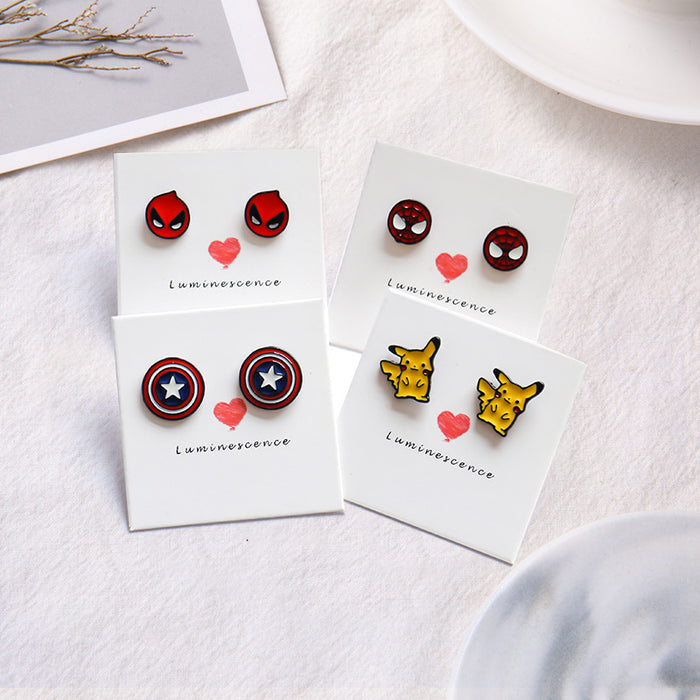 Wholesale Cartoon Alloy Earrings JDC-ES-XiuH003