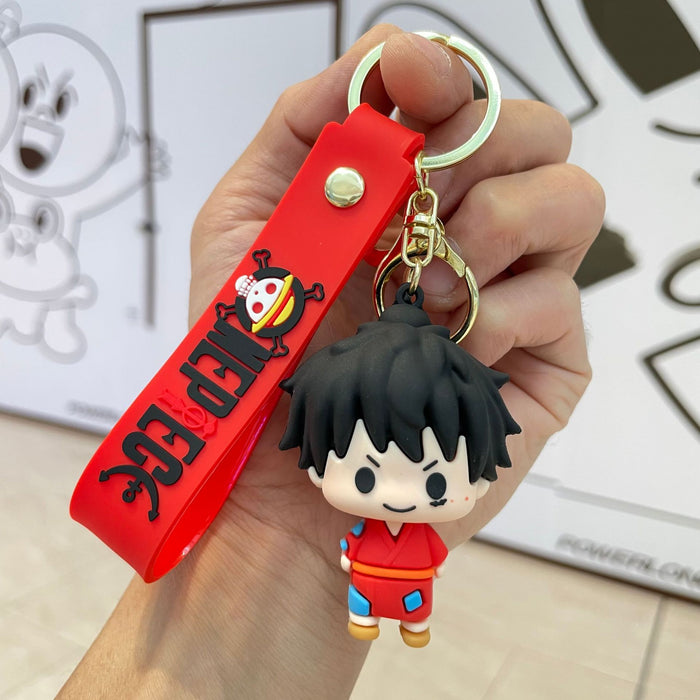 Wholesale Anime keychain, backpack pendant, cartoon doll, car keychain accessory store, doll machine, small gift