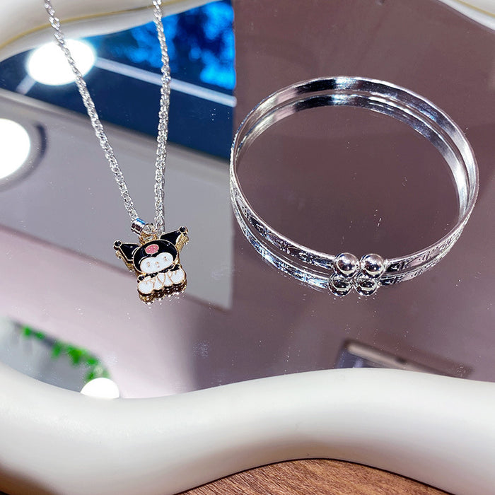 Wholesale Children Cartoon Bracelet Necklace Combination
