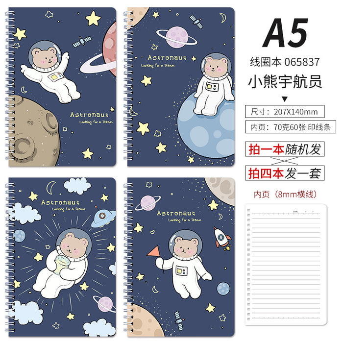 Wholesale Chic Cartoon Panda A5 Loose Leaf Notebook Student Stationery