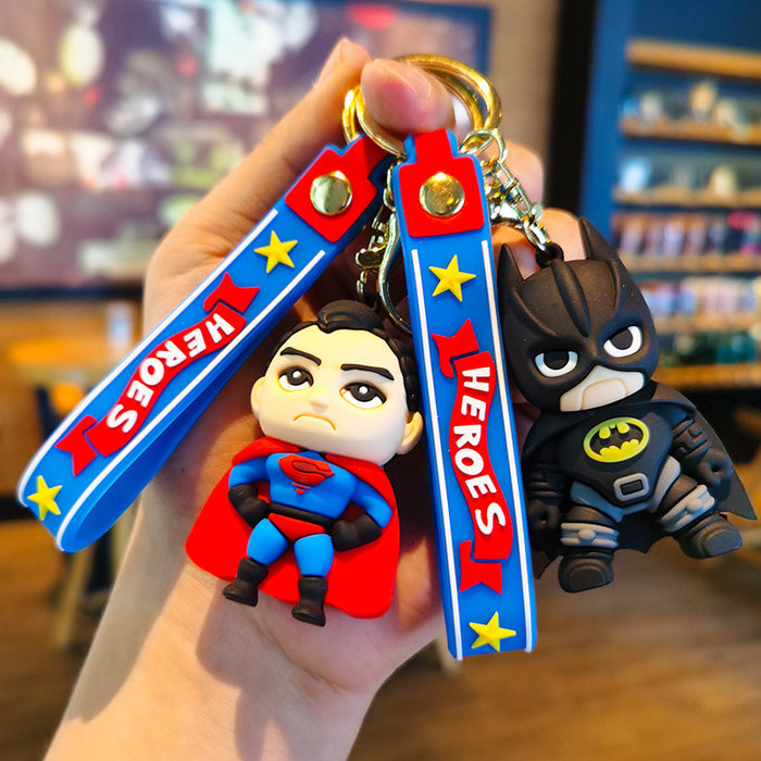 Wholesale Rubber Cartoon Doll Keychain JDC-KC-Tingm194