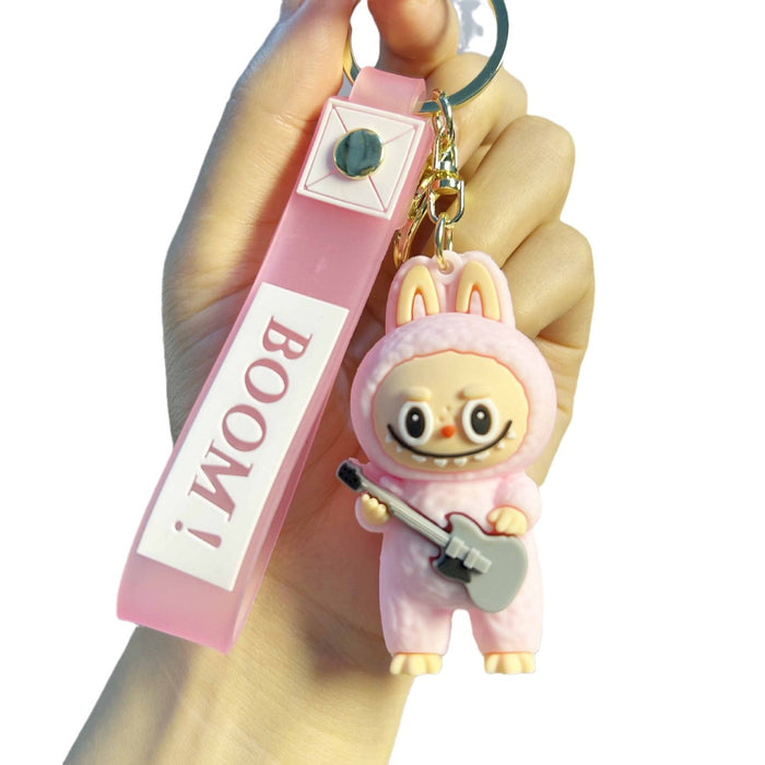 Wholesale Cute cartoon car keychain gift with keychain