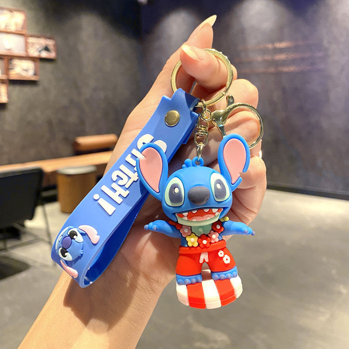 Wholesale key chain pendant cartoon doll key chain video game city small gift