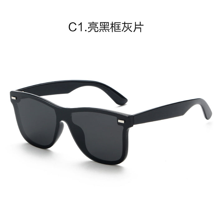 Wholesale Polarized lens integrated sunglasses for men, fashionable sunscreen sunglasses for men, high-end TR frame sunglasses for men