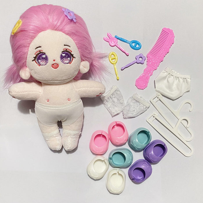 Wholesale Cotton Doll Mini Clothes Hanger Clothes Support Pantyhose Rack Accessories