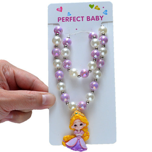 Wholesale Children' s Cartoon Cute Beaded Necklace