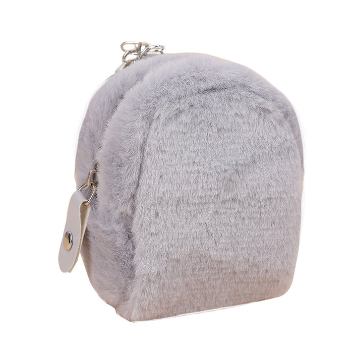Wholesale Plush small change purse mini cartoon cute wallet