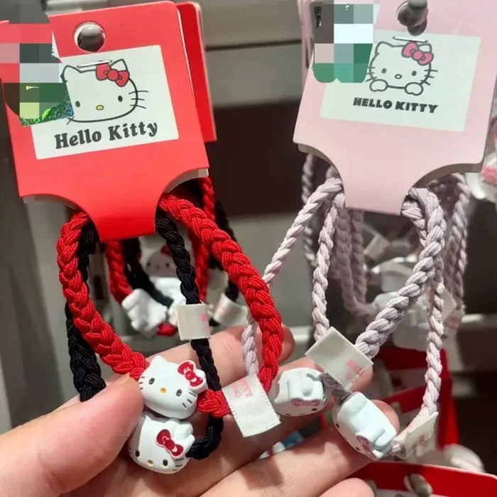 Wholesale Pair outfit, braided metal hair loop, small rubber band, couple, student, tie hair accessories