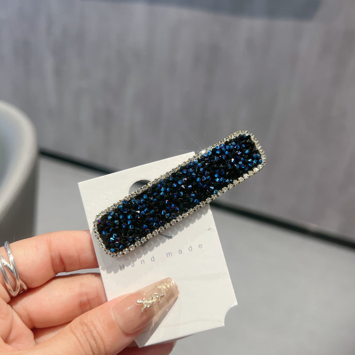 Wholesale Rhinestone Hairpin Elegant Bangs Clip Flash Diamond Edge Clip