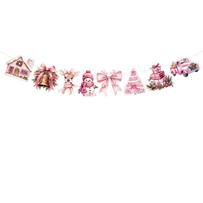 Wholesale Christmas Door Head Decoration Pendant Party Scene Atmosphere Decoration Paper Creative Small Door Hanging