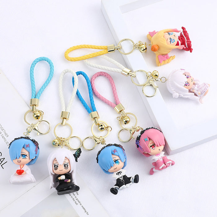Wholesale Cute Cartoon Doll Keychain Pendant Backpack Hanging Accessories Keychain