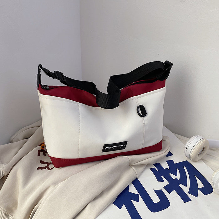 Wholesale Small bag new color contrasting wide shoulder strap crossbody bag fashionable and versatile single shoulder