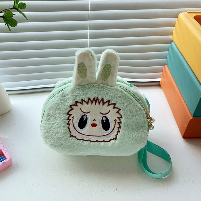 Wholesale Cartoon Doll Plush Bag Cute Plush Toy Backpack Crossbody Casual Versatile Birthday Gift