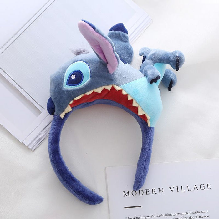 Wholesale Cartoon Headband Cute Open Bite Headband Girl Face Wash Mask