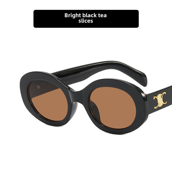 Wholesale Sunglasses Retro Elliptical Sunglasses