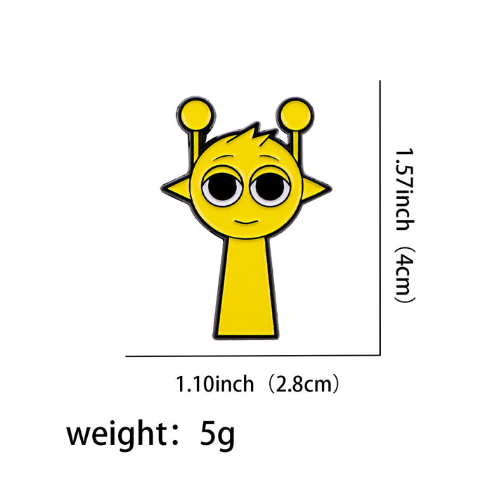 Wholesale Animation Game  Badge Clothing Backpack Alloy Brooch