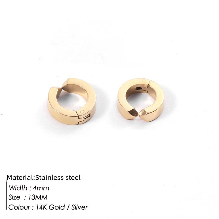 Wholesale  No-drill Stainless Steel Ear Clips Unisex Bone Clamp Earrings  Jewelry Accessories