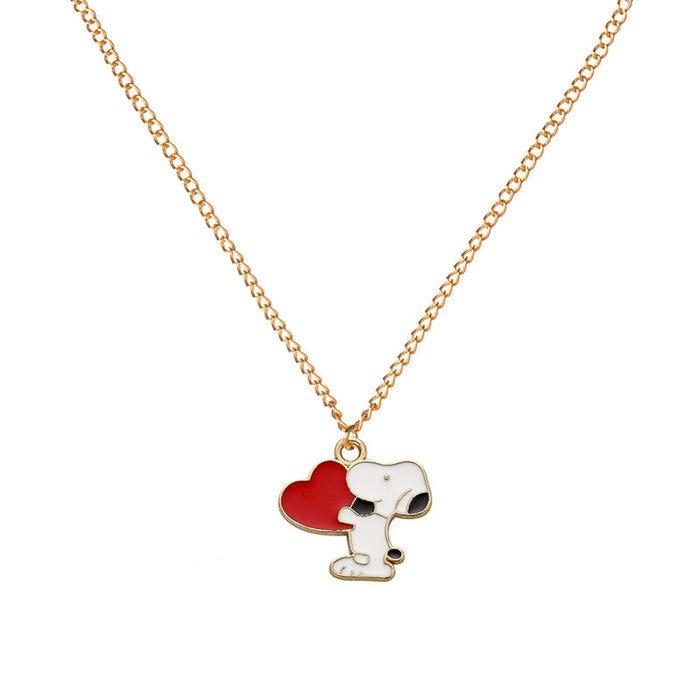 Wholesale Stainless Steel Alloy Electroplated Cartoon Pendant Necklace Fashion Jewelry Accessory