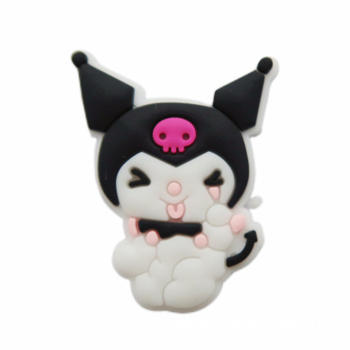 Wholesale 100 Pcs Shoe Flower Shoe Buckle Hole Shoe Accessories PVC Soft Glue Jewelry