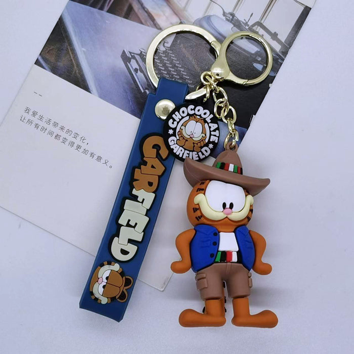 Wholesale cartoon drop glue doll  key chain pendant bag car key chain Accessories