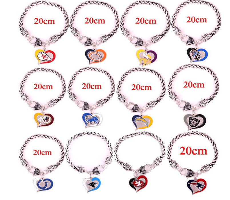 Wholesale Alloy Oil Dropping Peach Heart Bracelet (F) JDC-BT-ShangC002