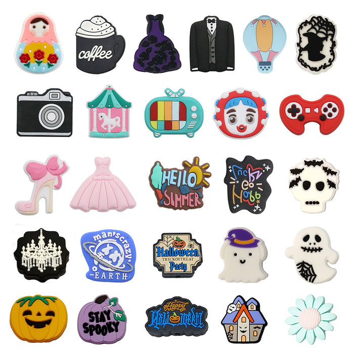 Wholesale  Silicone Beads DIY Kidsren' s Beaded Pen Loose Bead Accessories Food Grade Silicone Beads