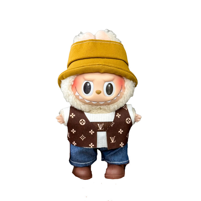 Wholesale 17cm Doll Pendant Plush Toy Clothes Set Skirt