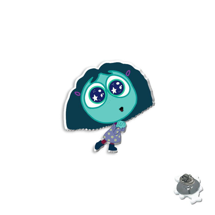 Wholesale brooch acrylic animation cute resin collar pin