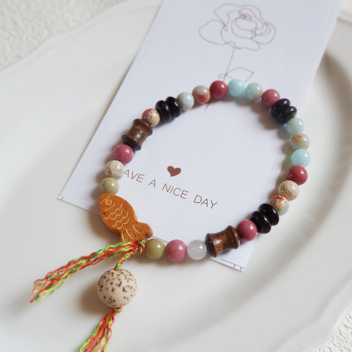 Wholesale Bracelet, tassel, single circle bracelet, attract wealth and fortune, transport jewelry, bead wholesale