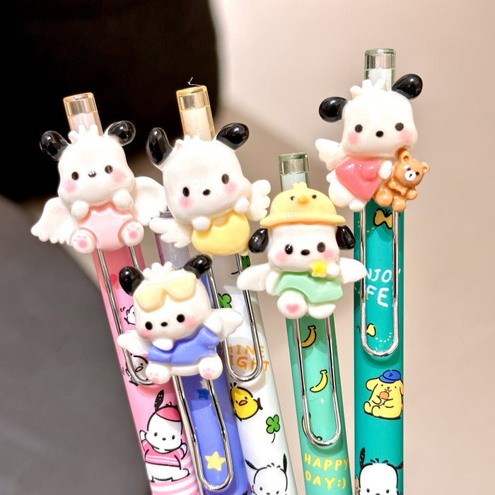 Wholesale 0. 5mm Push-Action Pen with Cartoon Resin Embellishment