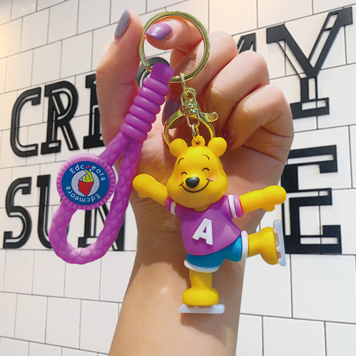 Wholesale Cartoon Doll Silicone Keychain JDC-KC-LiuFan025