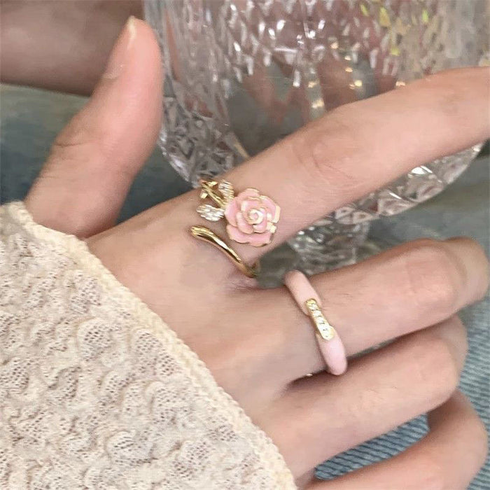 Wholesale Open mouth ring for women, niche design, high-end, exaggerated, exquisite, index finger ring ring